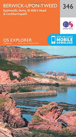 OS Explorer Map 346 Berwick-upon-Tweed - Ordnance Survey [KSIĄŻKA]