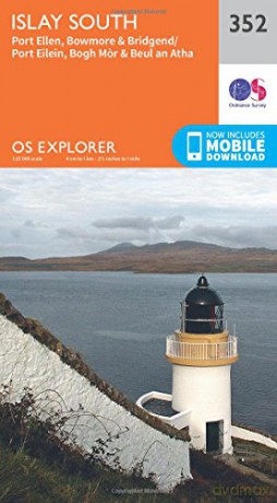OS Explorer Map 352 Islay South OS Explorer Paper Map - Ordnance Survey [KSIĄŻKA]