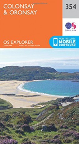 OS Explorer Map 354 Colonsay and Oronsay OS Explorer Paper Map OS Explorer Active Map - Ordnance Survey [KSIĄŻKA]