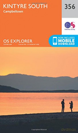 OS Explorer Map 356 Kintyre South OS Explorer Paper Map OS Explorer Active Map - Ordnance Survey [KSIĄŻKA]