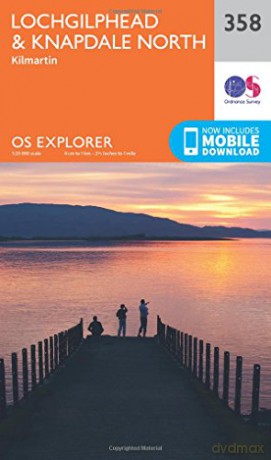 OS Explorer Map 358 Lochgilphead and Knapdale North OS Explorer Paper Map OS Explorer Active Map - Ordnance Survey [KSIĄŻKA]