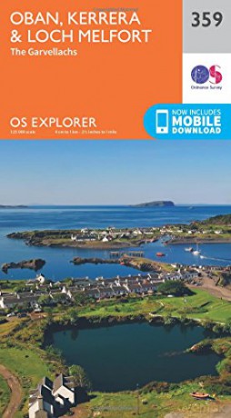 OS Explorer Map 359 Oban, Kerrera and Loch Melfort OS Explorer Paper Map OS Explorer Active Map - Ordnance Survey [KSIĄŻKA]