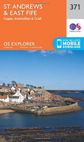 OS Explorer Map 371 St Andrews and East Fife OS Explorer Paper Map OS Explorer Active Map - Ordnance Survey [KSIĄŻKA]