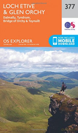 OS Explorer Map 377 Loch Etive and Glen Orchy OS Explorer Paper Map OS Explorer Active Map - Ordnance Survey [KSIĄŻKA]