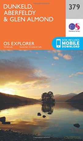 OS Explorer Map 379 Dunkeld, Aberfeldy and Glen Almond OS Explorer Paper Map OS Explorer Active Map - Ordnance Survey [KSIĄŻKA]