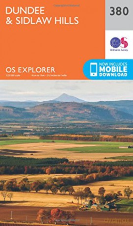 OS Explorer Map 380 Dundee and Sidlaw Hills OS Explorer Paper Map - Ordnance Survey [KSIĄŻKA]
