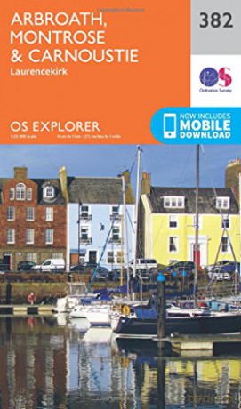 OS Explorer Map 382 Arbroath, Montrose and Carnoustie OS Explorer Paper Map - Ordnance Survey [KSIĄŻKA]