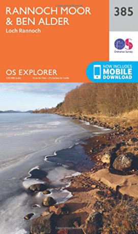OS Explorer Map 385 Rannoch Moor and Ben Alder OS Explorer Paper Map OS Explorer Active Map - Ordnance Survey [KSIĄŻKA]