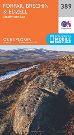OS Explorer Map 389 Forfar, Brechin and Edzell OS Explorer Paper Map - Ordnance Survey [KSIĄŻKA]