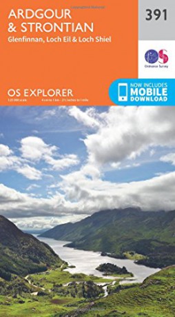 OS Explorer Map 391 Ardgour and Strontian OS Explorer Paper Map - Ordnance Survey [KSIĄŻKA]
