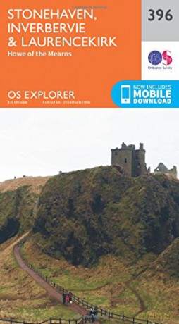 OS Explorer Map 396 Stonehaven Inverbervie and Laurencekirk OS Explorer Paper Map OS Explorer Active Map - Ordnance Survey [KSIĄŻKA]