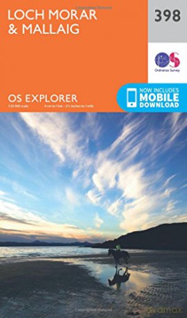 OS Explorer Map 398 Loch Morar and Mallaig OS Explorer Paper Map - Ordnance Survey [KSIĄŻKA]