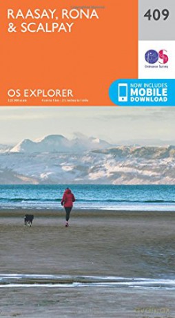 OS Explorer Map 409 Raasay Rona and Scalpay OS Explorer Paper Map - Ordnance Survey [KSIĄŻKA]