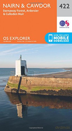 OS Explorer Map 422 Nairn and Cawdor OS Explorer Paper Map OS Explorer Active Map - Ordnance Survey [KSIĄŻKA]