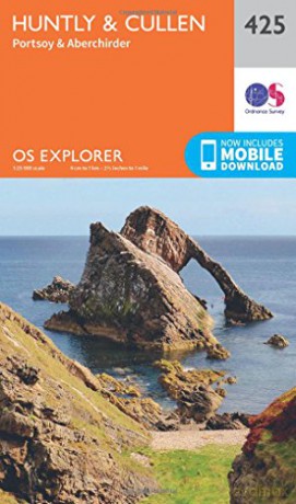 OS Explorer Map 425 Huntly and Cullen OS Explorer Paper Map OS Explorer Active Map - Ordnance Survey [KSIĄŻKA]