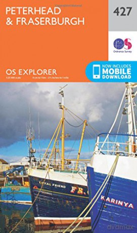 OS Explorer Map 427 Peterhead and Fraserburgh OS Explorer Active Map - Ordnance Survey [KSIĄŻKA]