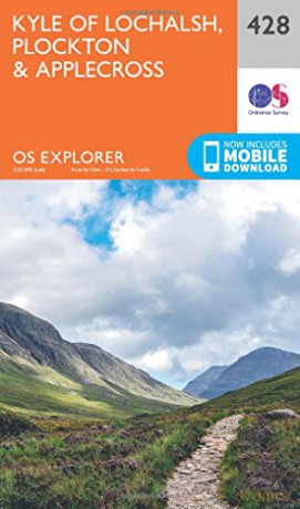 OS Explorer Map 428 Kyle of Lochalsh, Plockton and Applecross OS Explorer Active Map - Ordnance Survey [KSIĄŻKA]