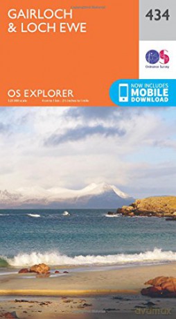 OS Explorer Map 434 Gairloch and Loch Ewe OS Explorer Paper Map - Ordnance Survey [KSIĄŻKA]