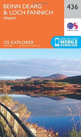 OS Explorer Map 436 Beinn Dearg and Loch Fannich OS Explorer Paper Map - Ordnance Survey [KSIĄŻKA]