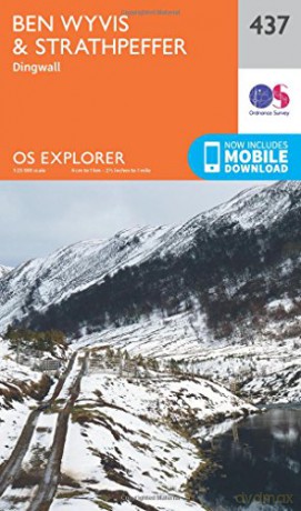 OS Explorer Map 437 Ben Wyvis and Strathpeffer OS Explorer Paper Map - Ordnance Survey [KSIĄŻKA]