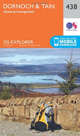 OS Explorer Map 438 Dornoch and Tain OS Explorer Paper Map - Ordnance Survey [KSIĄŻKA]
