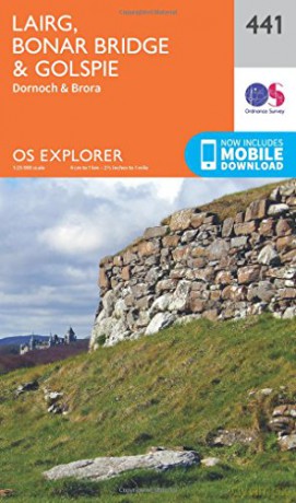 OS Explorer Map 441 Lairg, Bonar Bridge and Golspie OS Explorer Paper Map - Ordnance Survey [KSIĄŻKA]