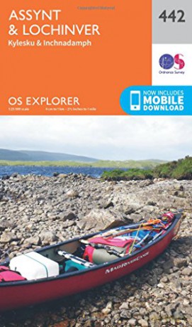 OS Explorer Map 442 Assynt and Lochinver OS Explorer Paper Map - Ordnance Survey [KSIĄŻKA]