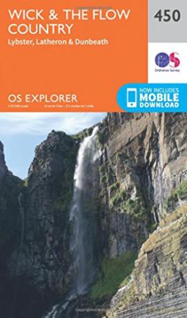 OS Explorer Map 450 Wick and the Flow Country OS Explorer Paper Map - Ordnance Survey [KSIĄŻKA]