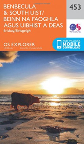 OS Explorer Map 453 Benbecula and South Uist/Beinn Na Faoghla Agus Uibhist a Deas OS Explorer Paper Map - Ordnance Survey [KSIĄŻKA]