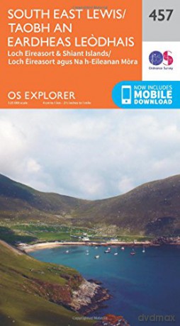 OS Explorer Map 457 South East Lewis/Taobh an Eardheas Leodhais OS Explorer Paper Map - Ordnance Survey [KSIĄŻKA]