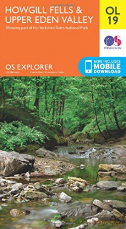 OS Explorer Map OL19 Howgill Fells - Ordnance Survey [KSIĄŻKA]