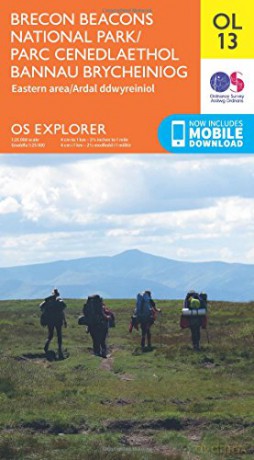 OS Explorer OL13 Brecon Beacons National Park - Eastern area OS Explorer Map - Ordnance Survey [KSIĄŻKA]