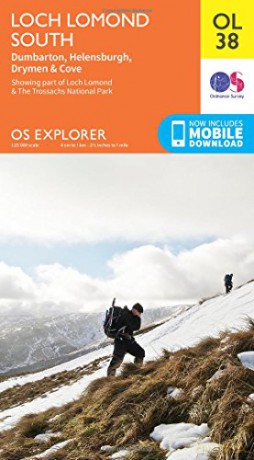 OS Explorer OL38 Loch Lomond South OS Explorer Map - Ordnance Survey [KSIĄŻKA]