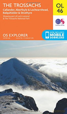 OS Explorer OL46 The Trossachs OS Explorer Map - Ordnance Survey [KSIĄŻKA]