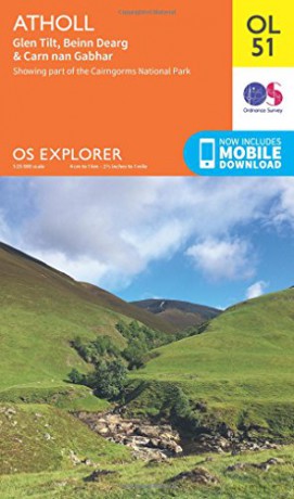 OS Explorer OL51 Atholl OS Explorer Map - Ordnance Survey [KSIĄŻKA]