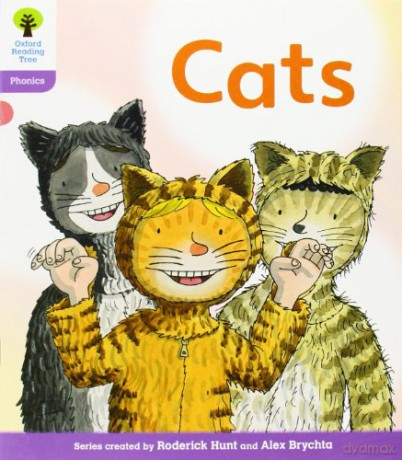 Oxford Reading Tree: Level 1+: Floppy's Phonics Fiction: Cats Floppy's Phonics - New Edition 2011 - Roderick Hunt [KSIĄŻKA]