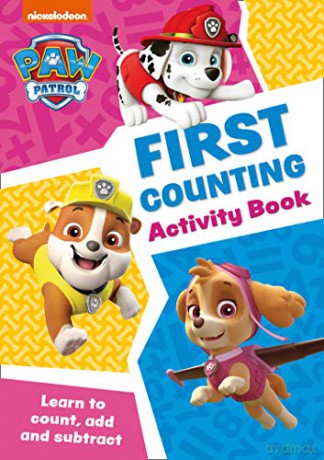 Paw Patrol First Counting Activity Book: Get ready for school with Paw Patrol [KSIĄŻKA]