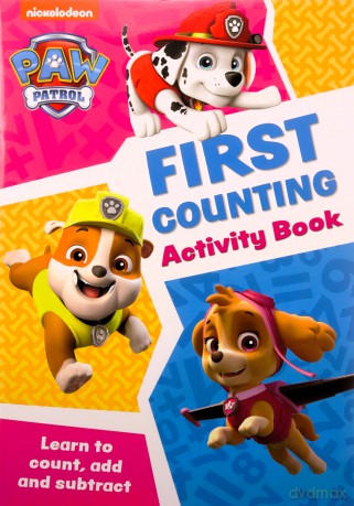 Paw Patrol First Counting Activity Book: Get ready for school with Paw Patrol [KSIĄŻKA]