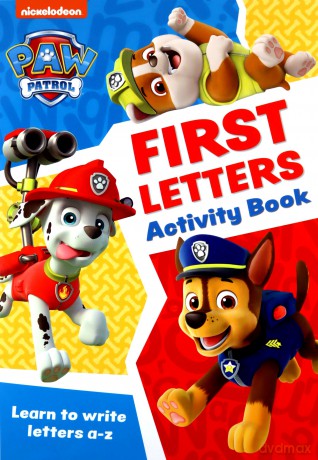 Paw Patrol First Letters Activity Book: Get ready for school with Paw Patrol [KSIĄŻKA]