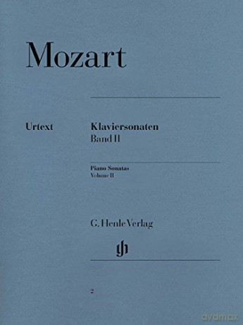 Piano Sonatas Vol. 2 - piano - HN 2 - Wolfgang Amadeus Mozart [KSIĄŻKA]
