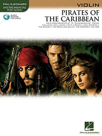 Pirates of the Caribbean: Violin Hal Leonard Instrumental Play-Along Includes Online Access Code - Klaus Badelt [KSIĄŻKA]