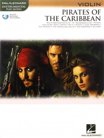 Pirates of the Caribbean: Violin Hal Leonard Instrumental Play-Along Includes Online Access Code - Klaus Badelt [KSIĄŻKA]