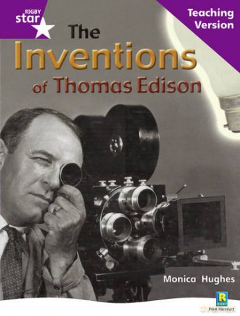 Rig Star Non-fiction Gui Reading Purple Level: The Inventions of Thomas Edison Teaching Ve STARQUEST [KSIĄŻKA]