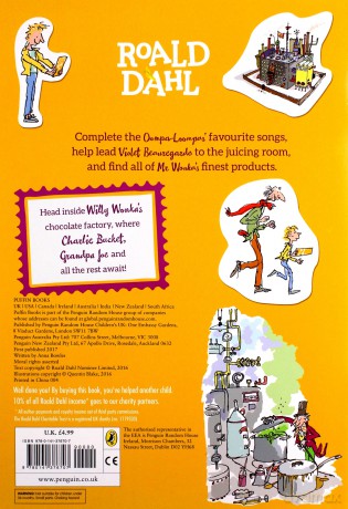 Roald Dahl's Charlie and the Chocolate Factory Whipple-Scrumptious Sticker Activity Book - Quentin Blake [KSIĄŻKA]