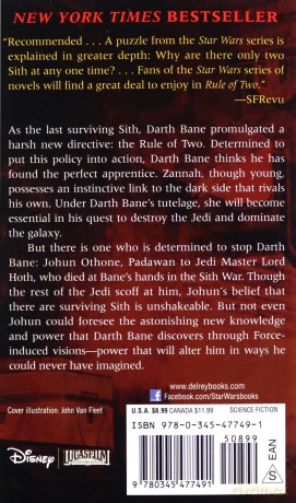 Rule of Two: Star Wars Legends Darth Bane: A Novel of the old Republic: 2 Star Wars: Darth Bane Trilogy - Legends - Drew Karpyshyn [KSIĄŻKA]