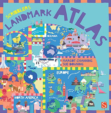 Scribblers' Landmark Atlas Scribblers Atlas - Margot Channing [KSIĄŻKA]