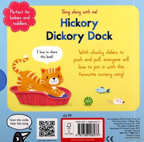 Sing Along With Me! Hickory Dickory Dock - Yu-hsuan Huang [KSIĄŻKA]