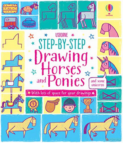 Step-by-Step Drawing Horses and Ponies: 1 - Fiona Watt [KSIĄŻKA]