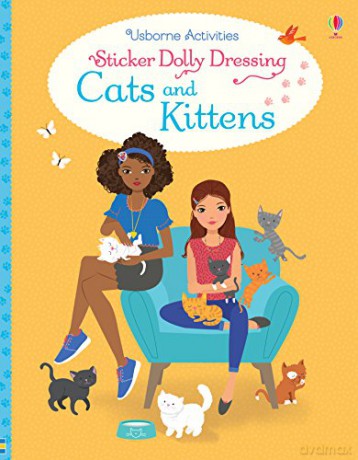 Sticker Dolly Dressing Cats and Kittens - Lucy Bowman [KSIĄŻKA]