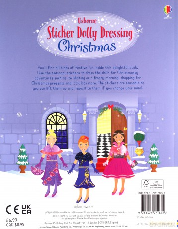 Sticker Dolly Dressing Christmas - Leonie Pratt [KSIĄŻKA]